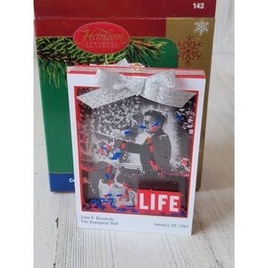 Hallmark celebrate with the Kennedy's Life water globe ornament Xmas